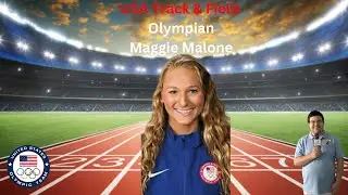 USA track & field Olympian javelin thrower Maggie Malone