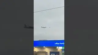 Landing at Jinnah international airport Karachi
