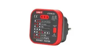 UNI-T UT07B-EU Tester priza unboxing & test