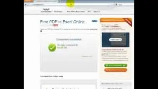 Free PDF to Excel Online - Free PDF Converter Online