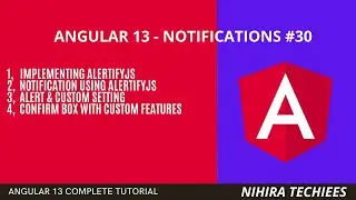 Notifications & traditional alert in Angular 13 using alertifyjs |confirmation box - custom features
