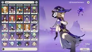 Genshin Impact New Party Setup Animation
