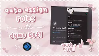 how to automatically give someone a role on discord when they join | 2024 UPDATED tutorial 、ely. °｡☁