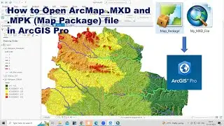 How to open ArcGIS .MXD and Map Package file in ArcGIS Pro Software