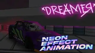 How to make Neon Effect using Infinite Painter on FR LEGENDS (bonus for how to make animation)