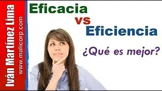 Diferencia entre  EFICACIA y EFICIENCIA 🏆 - (Ejemplo SENCILLO) 👌 - Planeación Estratégica