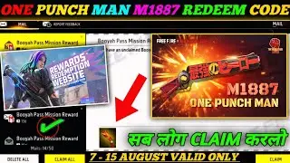 FREE FIRE REDEEM CODE TODAY 7 AUGUST REDEEM CODE FREE FIRE | FF REDEEM CODE TODAY 7 AUGUST