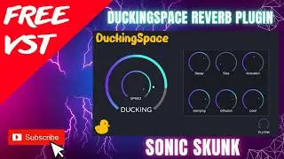 New Sonic Skunk FREE Vst Ducking Space Reverb Plugin With Built-in Sidechain🎹💥