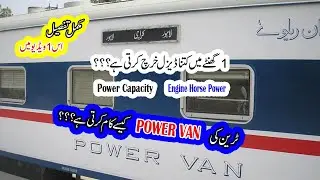 How Electricity is Produced in Train | Detailed video of a Power Van of Pakistani Train
