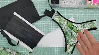 How to sew a bra in overlap / pattern