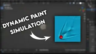 Blender Dynamic Paint Simulation | Dynamic Waves Tutorial