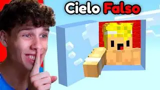 Hice una Base INVISIBLE para Trollear a Mi Amigo en Minecraft