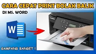 Cara Print Bolak Balik di Word Menggunakan Printer Canon