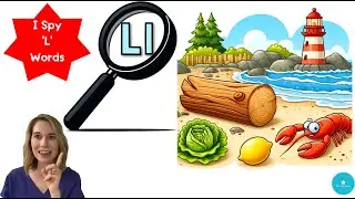 I Spy L Words | Speech Therapy for Kids | Articulation