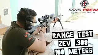 ZEV LARGE FRAME BILLET CORE ELITE RIFLE, .308, 16 INCH BARREL | RANGE TEST 100 METERS