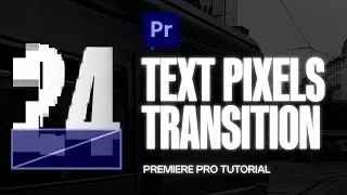 How to Make Text Pixelation Transition in Premiere Pro
