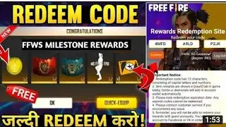free fire redeem code today 21 may || ffws redeem code today || free fire new event || ff new reward