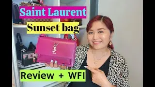 Saint Laurent Sunset bag Review + WFI | ShopaholicSue3