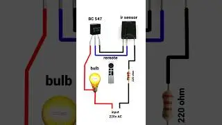 ir sensor remote control circuit 