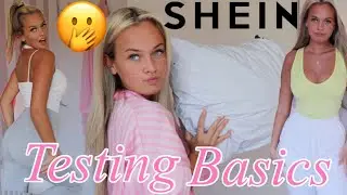 TESTING SHEIN BASICS?!🫣 ~ Try On Haul *Im Shocked*💋