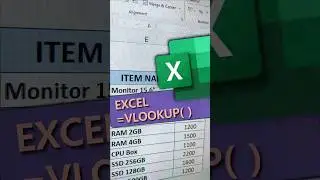 😱Magic of Vlookup Function in Excel 🙄Vlookup Function in Excel 
