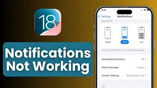 How to Fix Notifications Not Working on iPhone After Update iOS 18 Beta