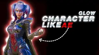ae inspired character glow in alight motion xml/preset 