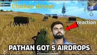 Pathan Got 5 Air Drops and Finally 🔥🔥 Wahi jo hona tha 🔥🔥 || Duo vs Squad ||