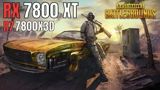 RX 7800 XT PUBG | 1080p 1440p 4K ULTRA