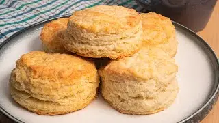 Homemade Flaky Buttery Biscuits - Dished 