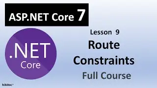 NET Core 7 Route Constraints - datetime, int, bool, guid, alpha, length, min, max, range, regex etc