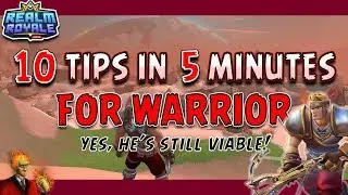 Realm Royale - 10 Tips in 5 Mins: Warrior! The most mobile class in the game!