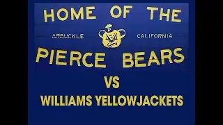 1977, Arbuckle, Pierce High School, Varsity Football, Pierce Bears vs Williams Yellowjackets, CA f