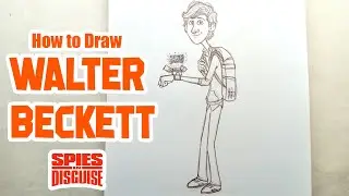 How to Draw Walter Beckett | Spies in Disguise Character Drawing Tutorial