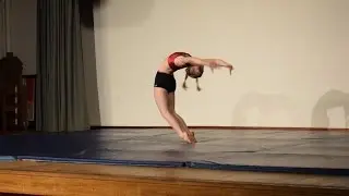 Hannah's Dance evening gymnastics solo 2017