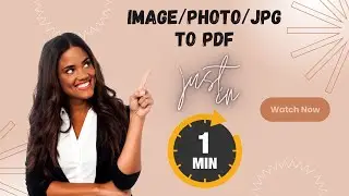 How to Convert Photo to PDF | JPG to PDF Free | JPEG to PDF | Convert image to PDF | JPEG to PDF