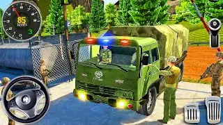 US Offroad Army Truck Driver Simulator - Military Transporter Driving - Android GamePlay #2