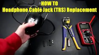 HOW TO: Headphone Cable Jack Repair/Replacement (using Vic Firth)