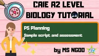 [BIO] Sample Script and Assessment l P5 planning