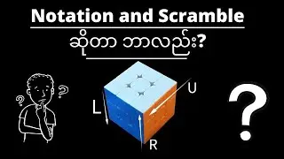 Rubik's Cubeတစ်လုံးရဲ့ ​အ​ခေါ်အ​ဝေါ်​​တွေနဲ့ Scramble လုပ်နည်း !!