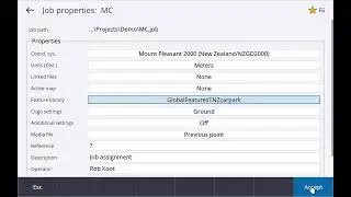 Measure Codes in Trimble Access 2020