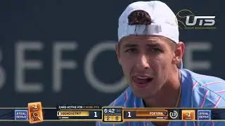 Alexei Popyrin Aces on his Second Serve