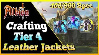 How Much Silver Can We Make Crafting Tier 4 Leather Jackets!? | Albion Online 2023