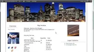 WordPress Web Invoicing and billing