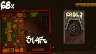 Hotline Miami 2 Eagle Drive 68x Full Combo in 31.47s (Segmented Speedrun, Level Editor)