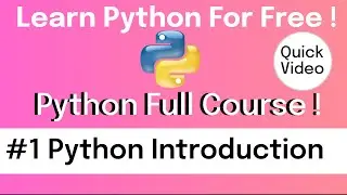Python Quick Introduction Ep1 | Python Beginner Series | Learn Python | Yoo The Best |