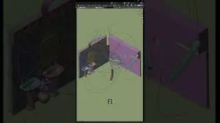 Behind the scene of animated room