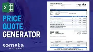 Excel Quotation Generator with Database | Make Quotation in Excel!