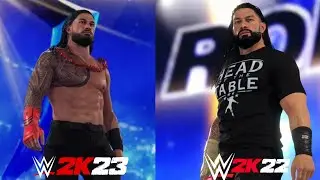 WWE 2K23 vs WWE 2K22 Graphics Comparison! Pt.2