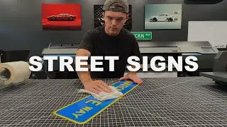 Making Custom Street Signs | Building The Brand Ep. 1